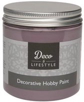 Deco & Lifestyle Acrylverf krijt 230 ml - taupe 45109. 2 POTTEN a 230ML.
