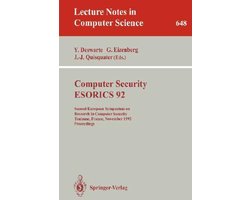 Computer Security - ESORICS 92