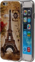 Eiffeltoren TPU Cover Case voor Apple iPhone 6/6S Hoesje