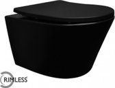 Sanifun hangtoilet Nero 520 mat-zwart B