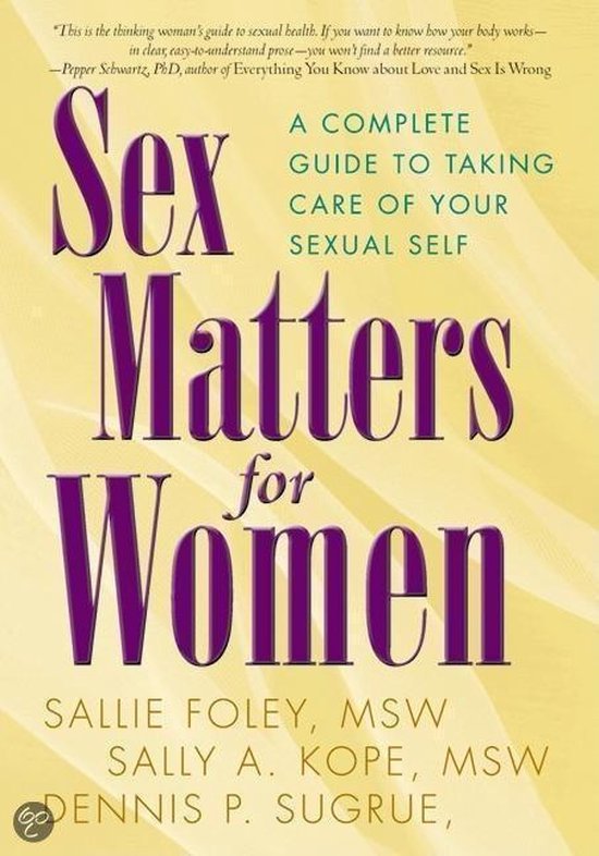 Sex Matters For Women Ebook Sallie Foley 9781606238363 Boeken 8290