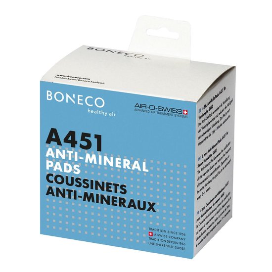 Antikalkpad A451 voor S200 S250 S450