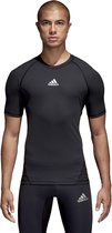 adidas Alphaskin Shortsleeve Heren - Zwart - maat XL