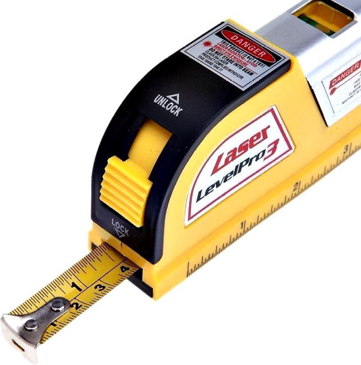 PRO900 Digitale Wasserwaage 40cm mit 2 LCD Displays - Elektronische Wasserwaage mit Messwertspeicher für bis zu 19 Ergebnisse Schutzart IP65 - Farbe Weiß