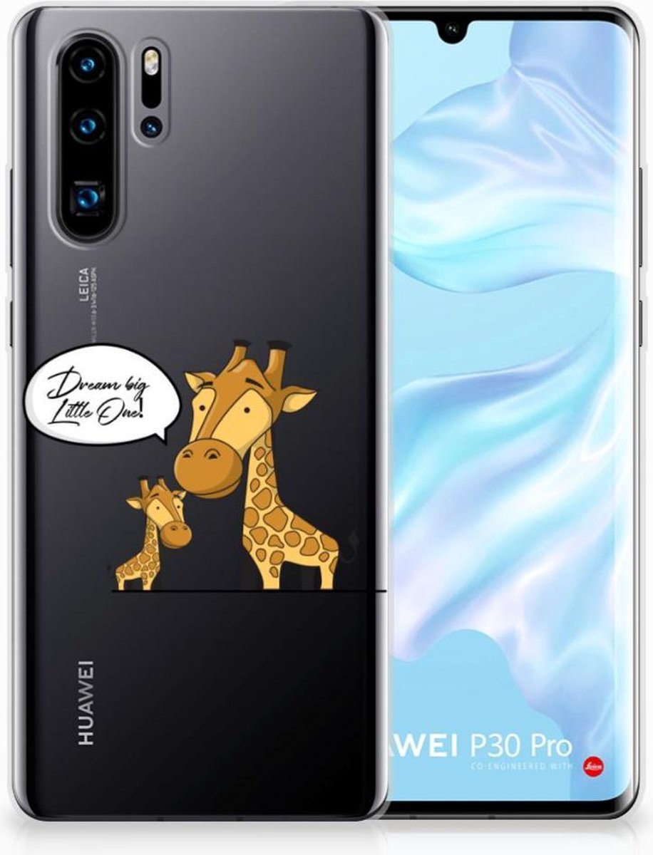 Huawei P30 Pro Telefoonhoesje met Naam Giraffe