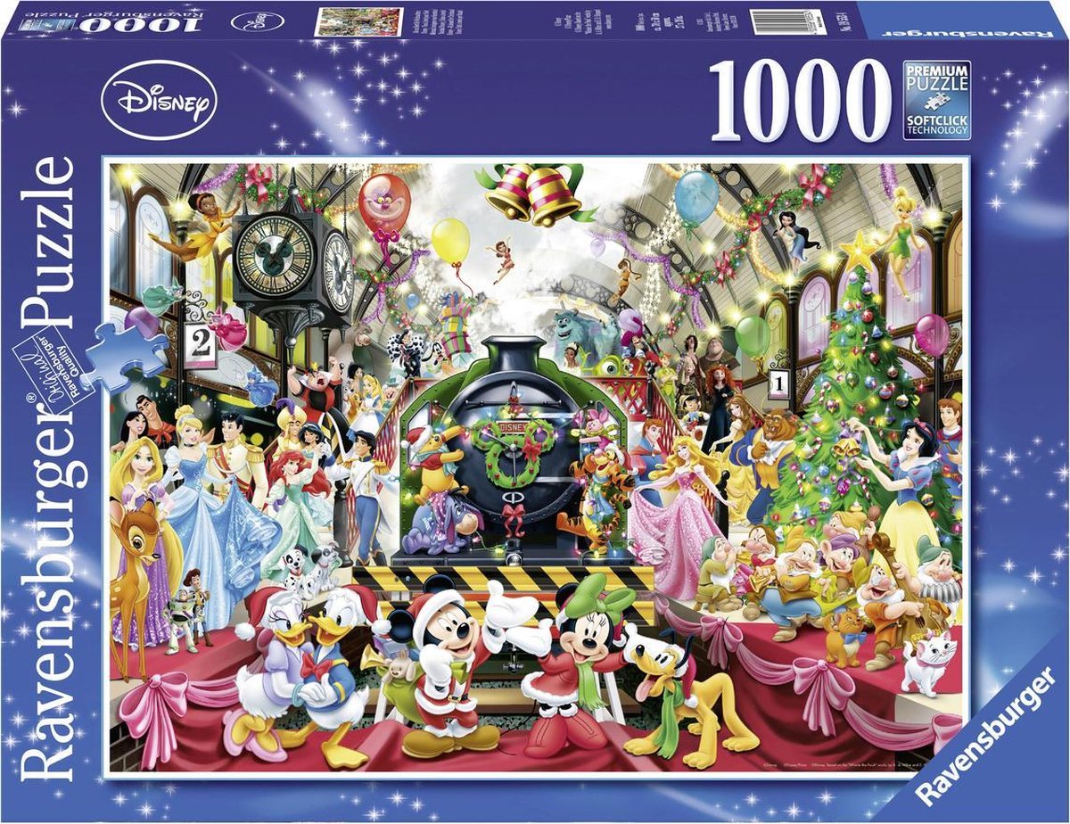 Ravensburger Disney All A bordo para o quebra-cabeça de Natal (1000 peças)