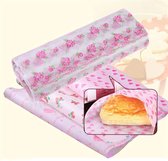 Wax Papier Hartjes - Voedsel Inpakpapier / Verpakkingspapier - Cadeaupapier Roze