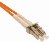 Equip LC/LС 62.5/125μm 10m Glasvezel kabel OM1 Oranje