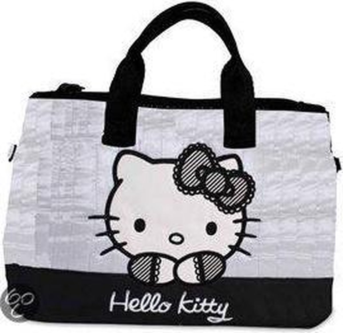 Hello Kitty Handtas Zwart zilver bol