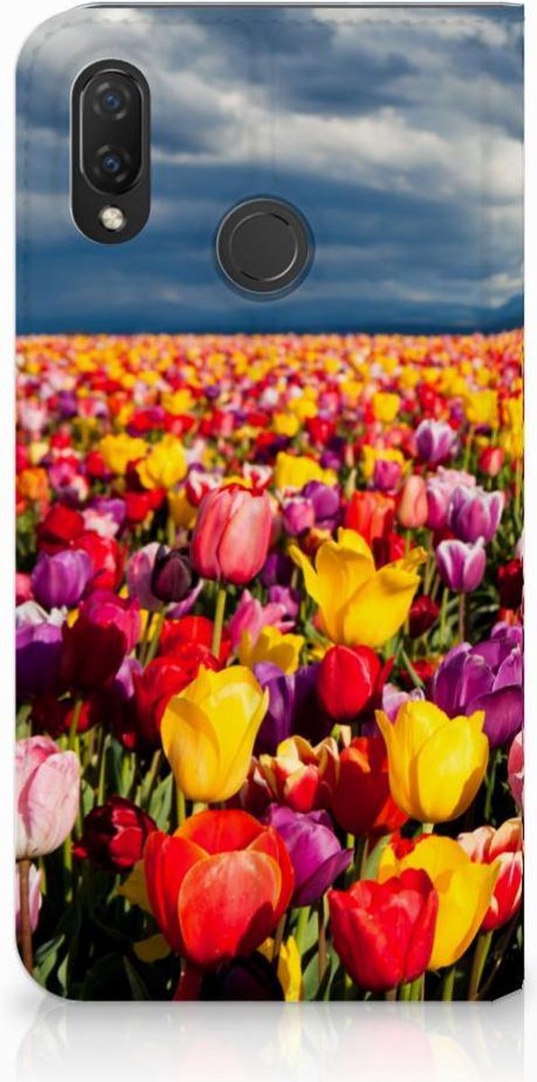Book Case voor Huawei P Smart Plus Smart Cover Tulpen