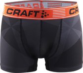 Craft Greatness Boxer 3-inch - Sportbroek - Heren - XS - P Geo Black/Heat