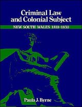 Studies in Australian History- Criminal Law and Colonial Subject