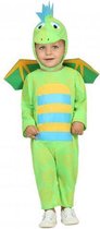 Klein groen dinosaurus kostuum voor baby's - Verkleedkleding - 74/80