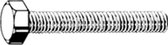 FAB tapbout, RVS (RVS), le 40mm, draadmaat (M..) 5