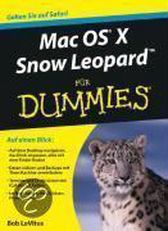 Mac Os X Snow Leopard Fur Dummies - cover