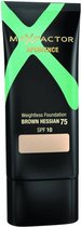 Max Factor Xperience Foundation Spf10 75 Brown Hessian