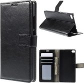 Cyclone wallet hoesje zwart Sony Xperia Z5 Premium