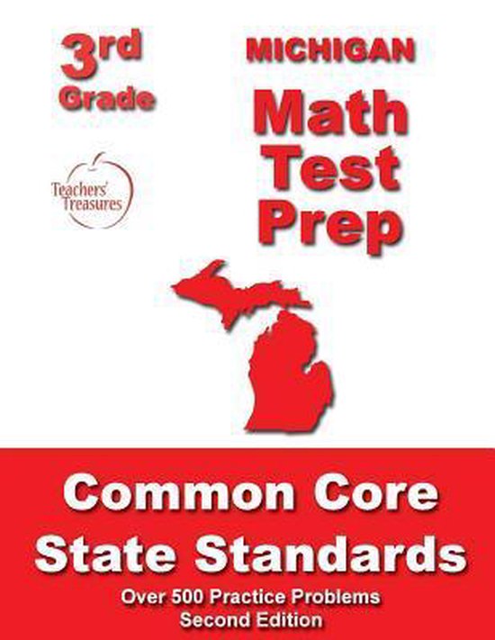 Michigan 3rd Grade Math Test Prep - cover