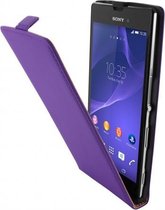 Mobiparts Premium Flip Case Sony Xperia T3 Purple