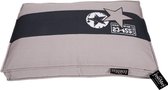 Lex & Max Band Ster - Hondenkussen - Boxbed - Kiezel - 120x80x9cm