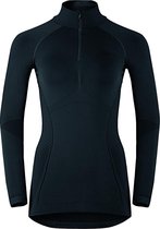 Odlo - Performance Warm Sports Underwear Col Longsleeve - Zwart Ondershirt Dames - XS - Zwart