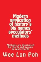 Modern application of history's big names speculators' methods