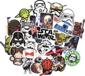 Star Wars sticker mix met 100 verschillende originele en grappig afbeeldingen. Sticker mix voor laptop, skateboard, muur, spiegel etc.