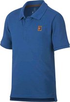 Nike - Court Heritage Polo - Kinder Polo - 152 - 158 - Blauw