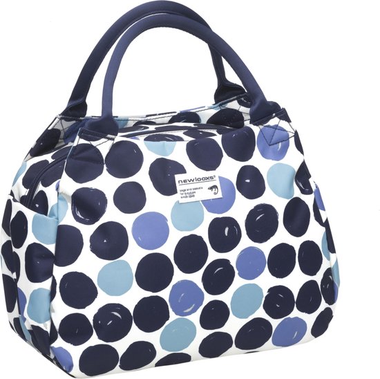 New Looxs Tosca Midi Enkele Fietstas - 11 liter - Dots blauw van New Looxs — afbeelding 5