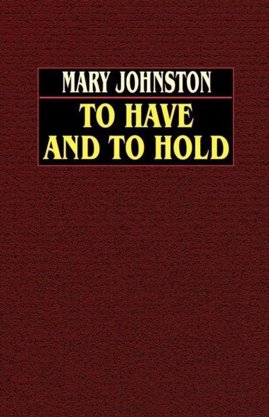 To Have and To Hold - cover