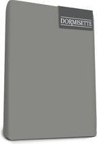 Dormisette Mako Jersey Topdek hoeslakens 140 x 220 cm grijs