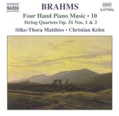 Silke-Thora Matthies & Christian Kohn - Brahms: Four Hand Piano Music 10 (CD)