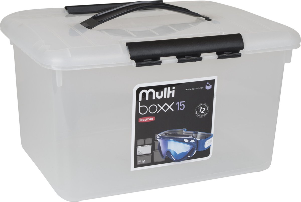 Curver Optima Multibox Opbergbox - 15 Liter - Kunststof - Transparant |  bol.com