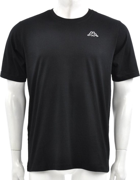 Kappa - Logo Cafers - Zwart T-shirt - L - Zwart