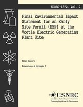 Final Environmental Impact Statement for an Early Site Permit at the Vogtle Electric Generating Plant Site