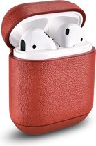 iCarer - Nappa Etui voor Apple AirPods - Rood