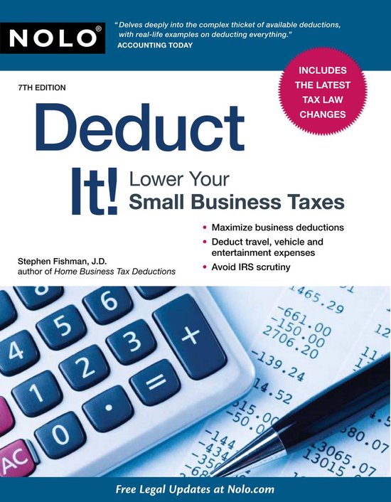 Deduct It!: Lower Your Small Business Taxes - cover