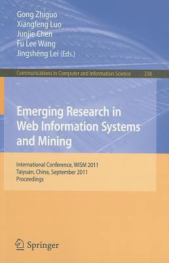 Emerging Research in Web Information Systems and Mining