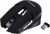 Draadloze 2.4 GHz 2000 DPI Optische USB Gaming Muis met 6 knoppen (rood)