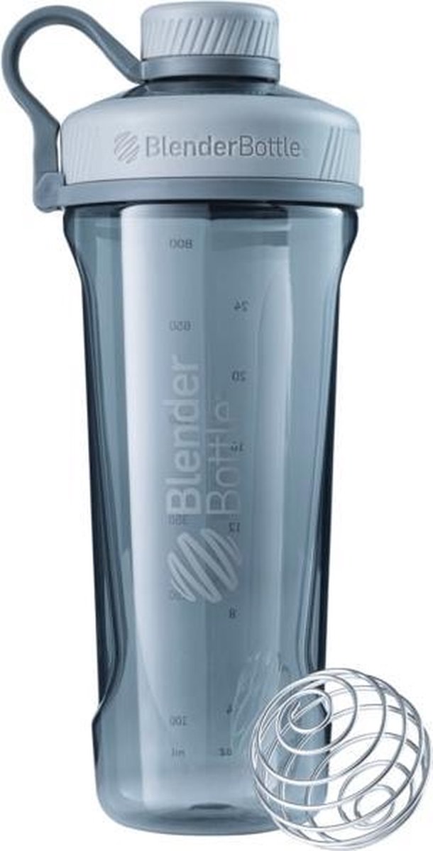 Goedkoopste BlenderBottle Radian Tritan - Eiwitshaker / Bidon - 940ml - Full-Color Pebble Grey