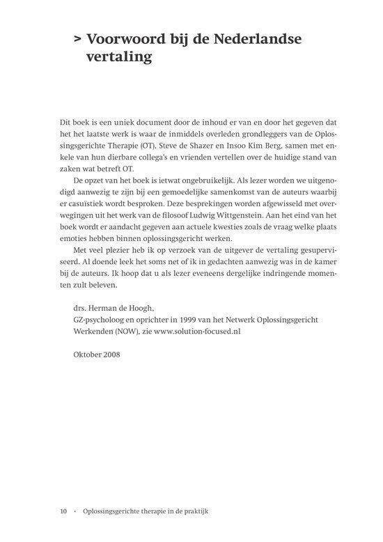 Bladzijde met de titel '> Voorwoord bij de Nederlandse vertaling' en informatie over het boek en de auteurs.