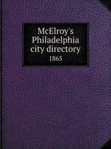 McElroy's Philadelphia city directory 1865