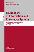 Lecture Notes in Computer Science 9616 -  Foundations of Information and Knowledge Systems