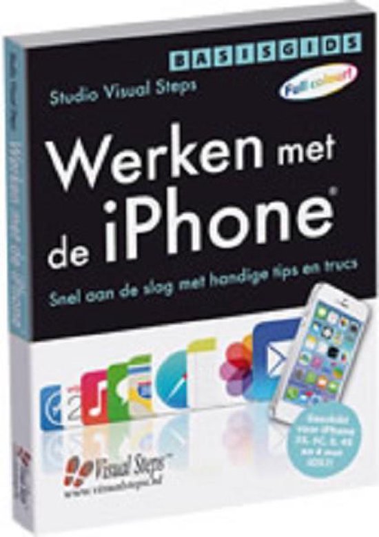 Cover van het boek 'Basisgids werken met de iPhone'