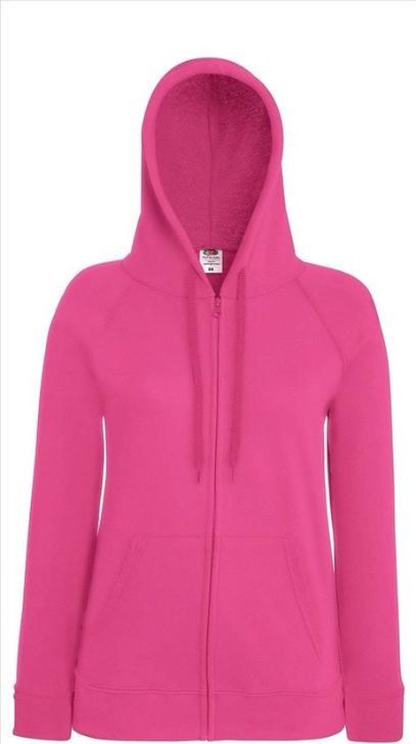 vriendelijke groet Gewoon overlopen Perfect Roze vest met capuchon voor dames - Dameskleding sweatvest roze XL (42/54)  | bol.com