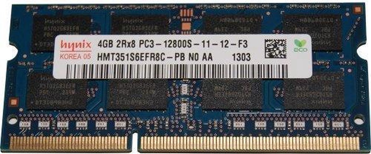 Hynix 4GB DDR3-1600MHz 204-Pin Laptop Memory
