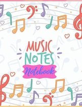 Music Notes Notebook