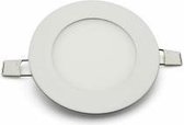 Design LED Paneel - Rond - Wit armatuur - Kleur: Warm Wit