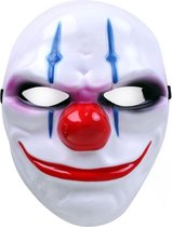 Masker hard plastic Clown Halloween