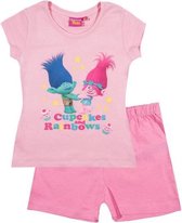 Trolls shortama roze maat 92